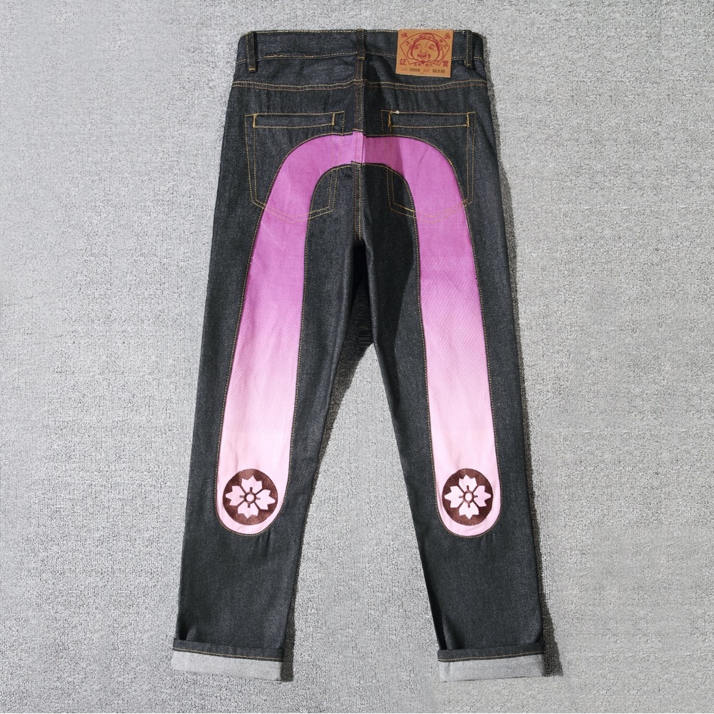 Evisu Large M Welt Regular Straight Jeans